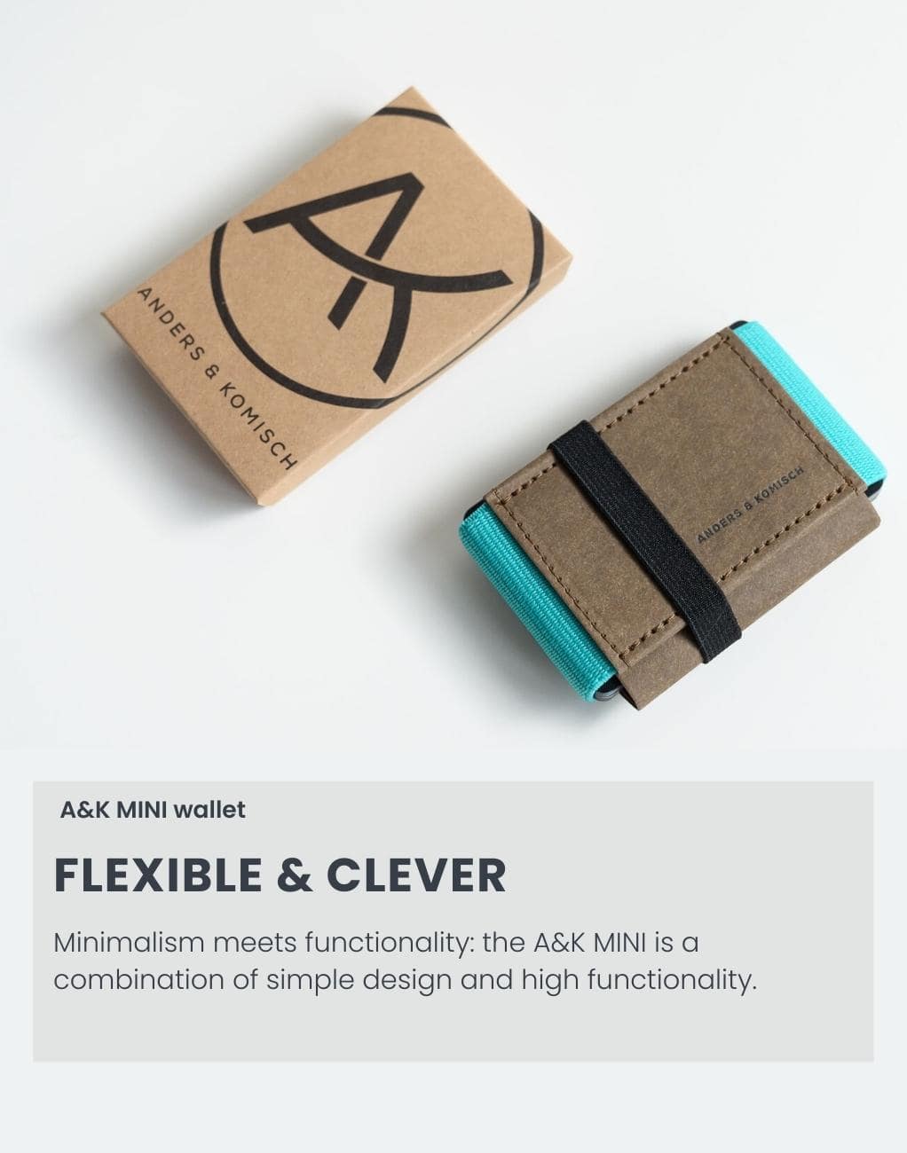 Slim wallet coin pocket I Unique design from Berlin